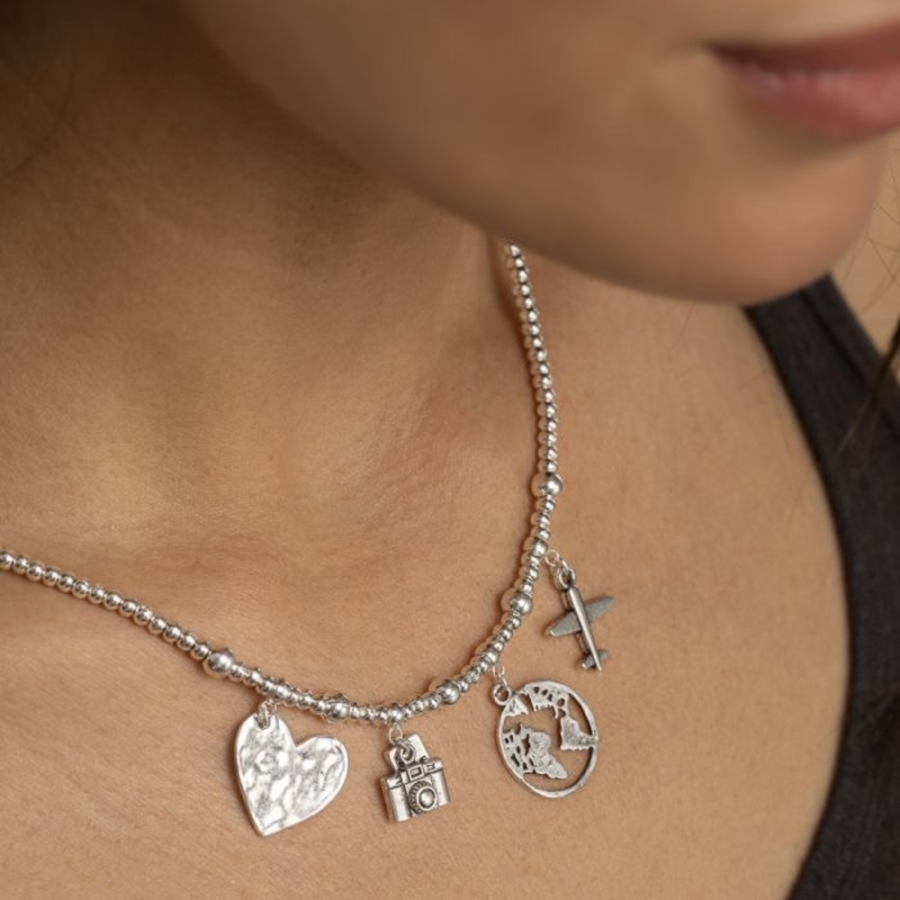 Vestopazzo NECKLACE ADJUSTABLE WIRE TRAVEL MIX